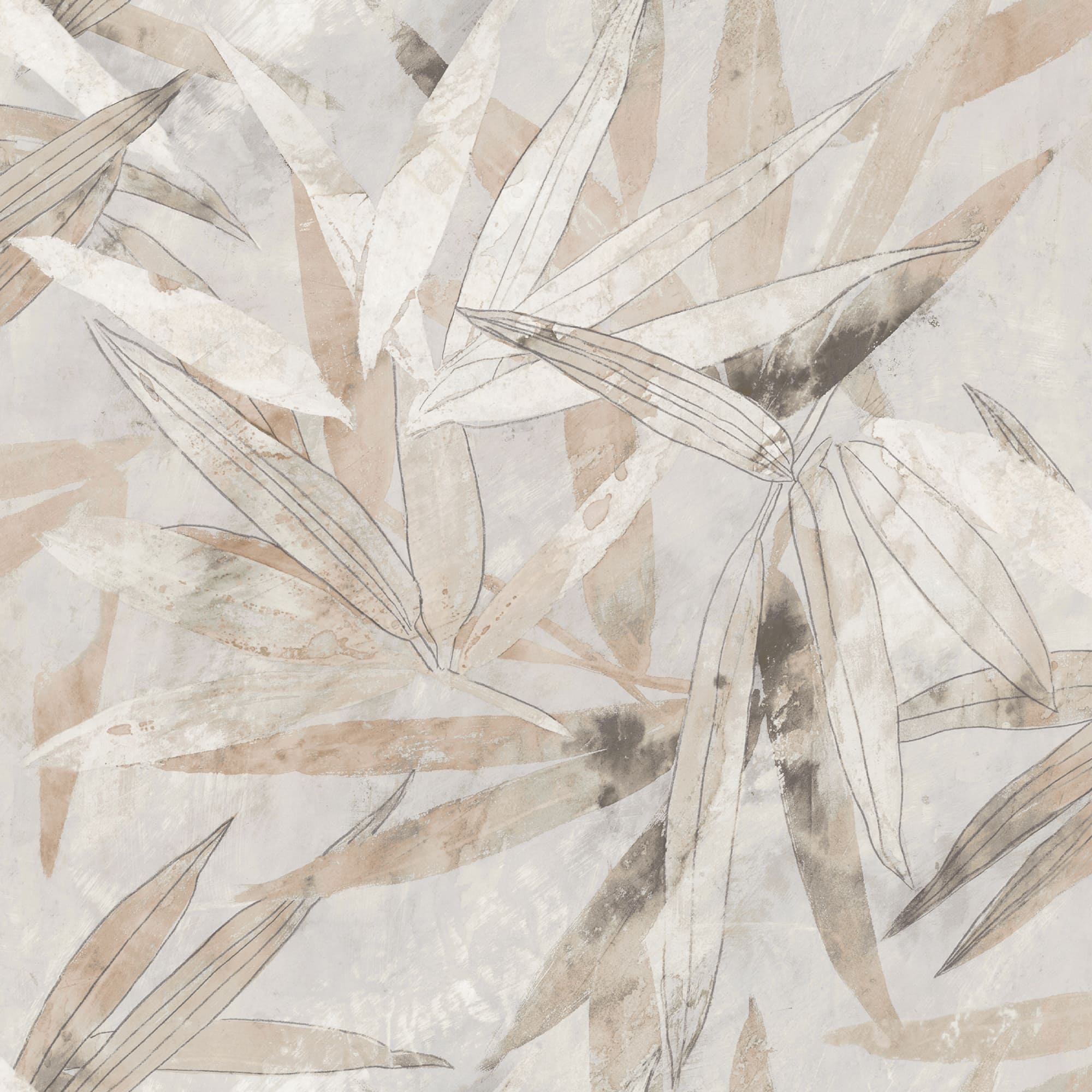 NuWallpaper Egypt Sherrod Neutral Bali Bamboo Peel & Stick Wallpaper